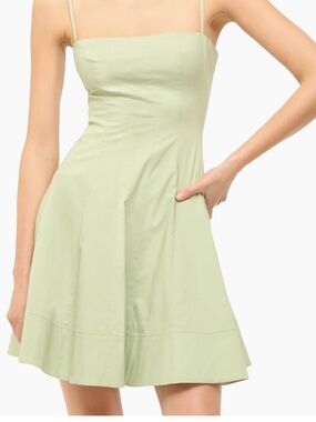 staud cassie dress garden green Hunter Green Sequin Top Short Dress